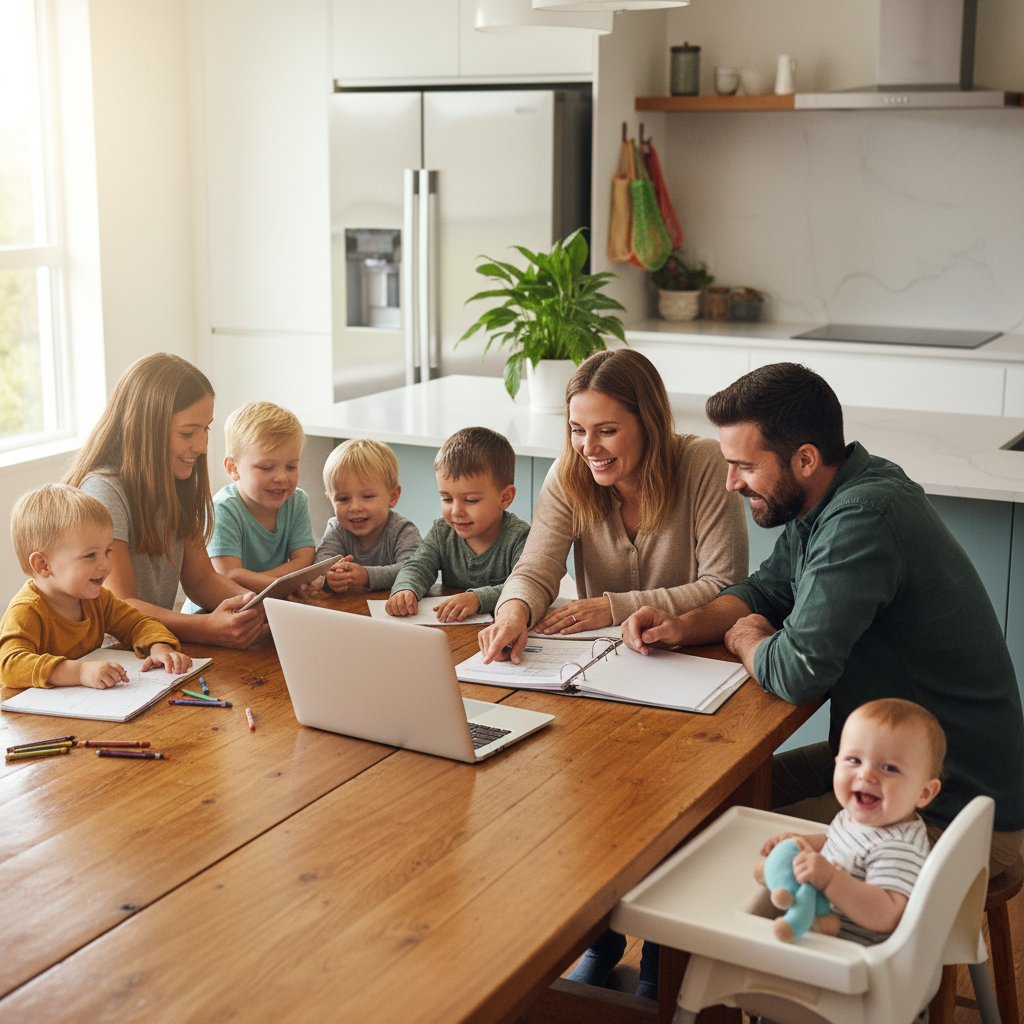 Livingpaths team helping families